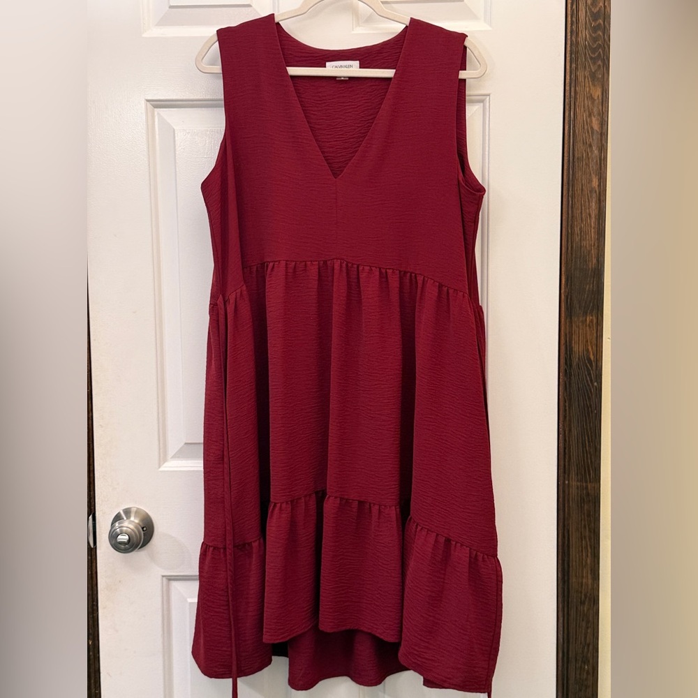 Calvin Klein Deep Red Mini Dress